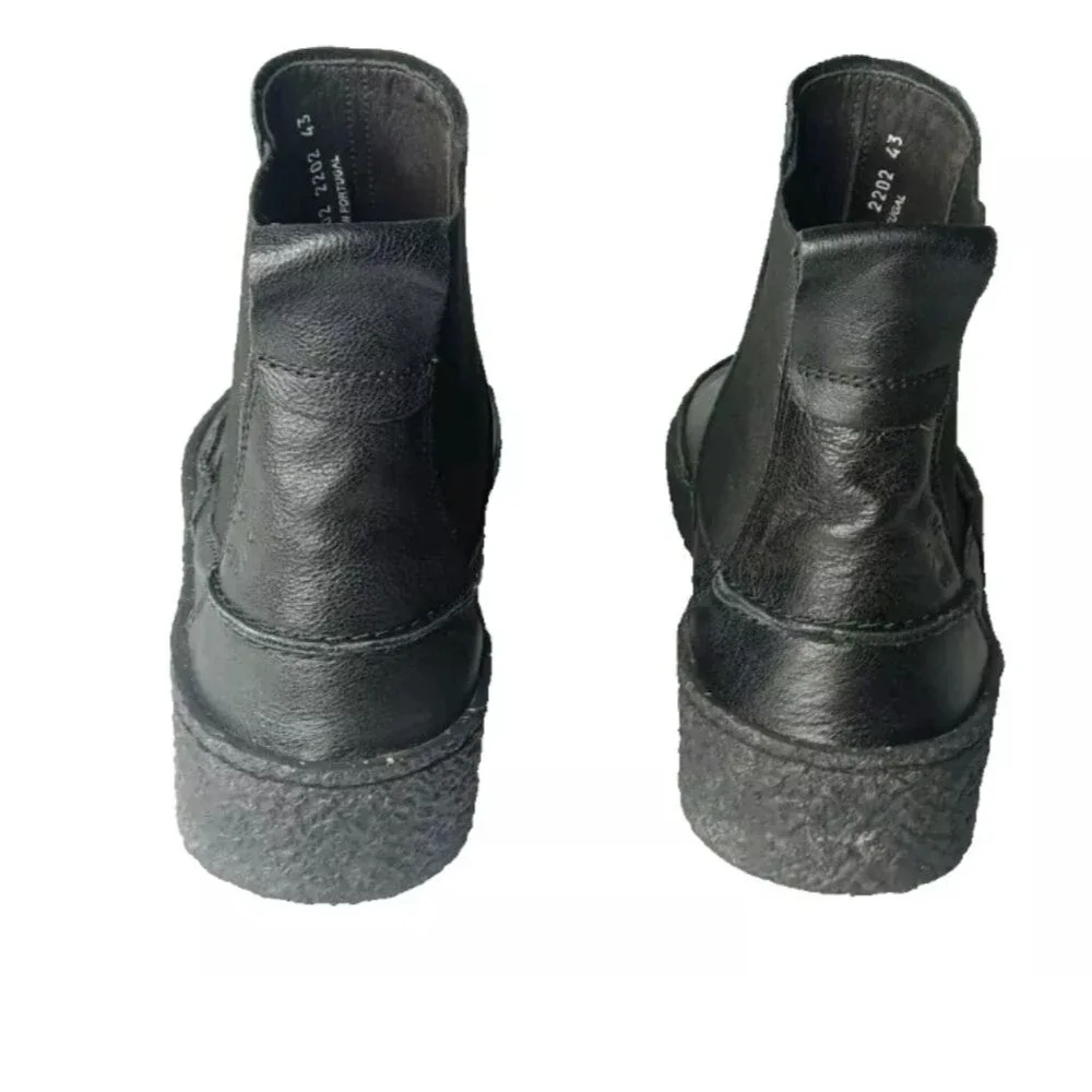 Fly London Chelsea Boots Men's Size 10 Roop ROOP541FLY-002 Black Leather